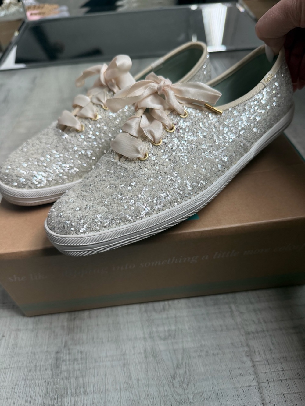 Kate Spade Glitter Ked sneakers